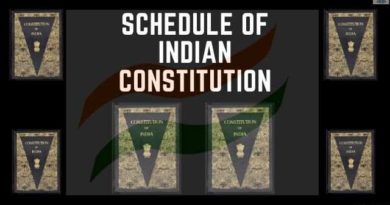 Schedule of Indian Constitution