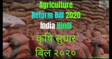 Agriculture Reform Bill 2020