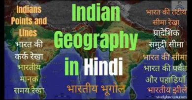 Indian Geography in Hindi